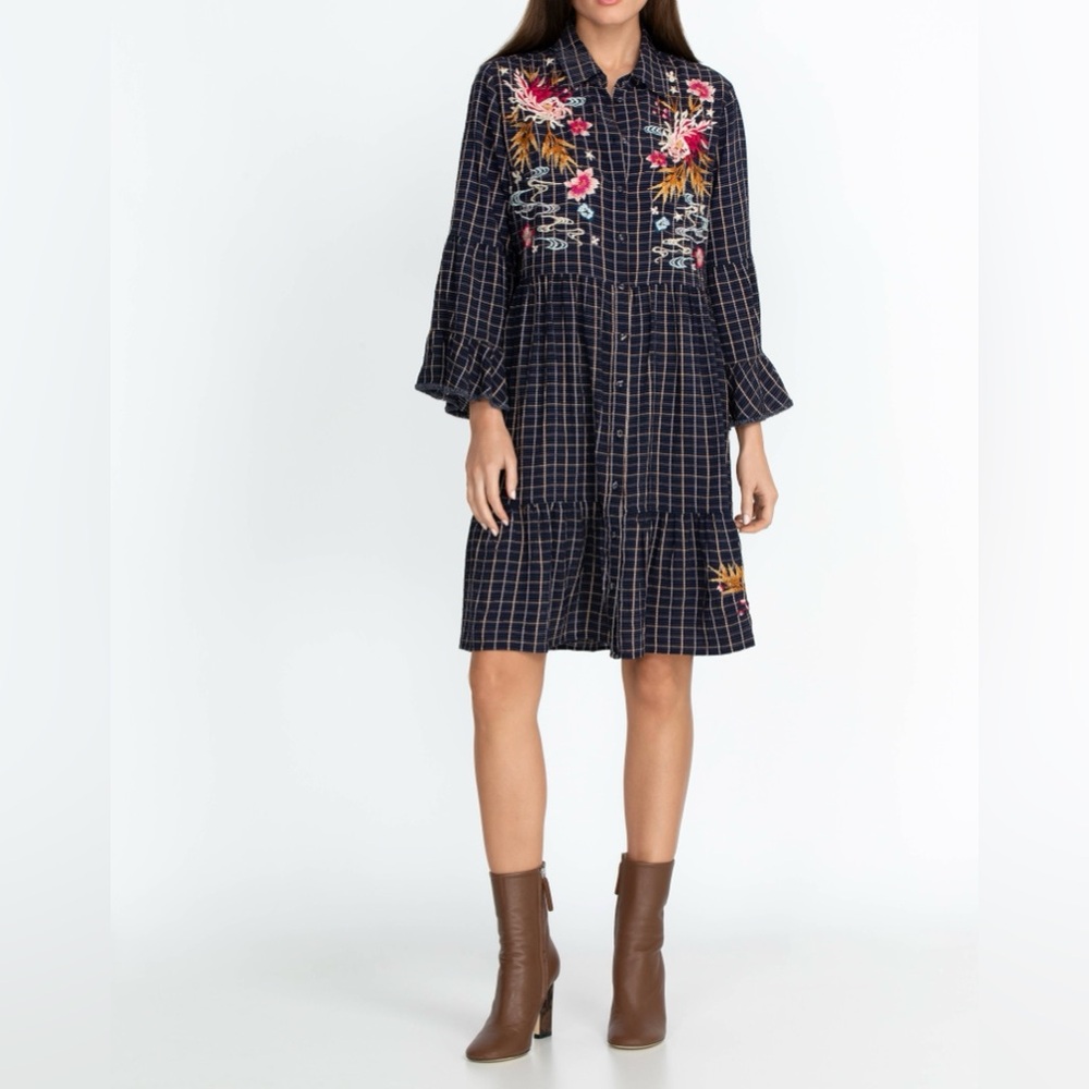 NWT Johnny Was Workshop  Emiko Easy Tiered Dress